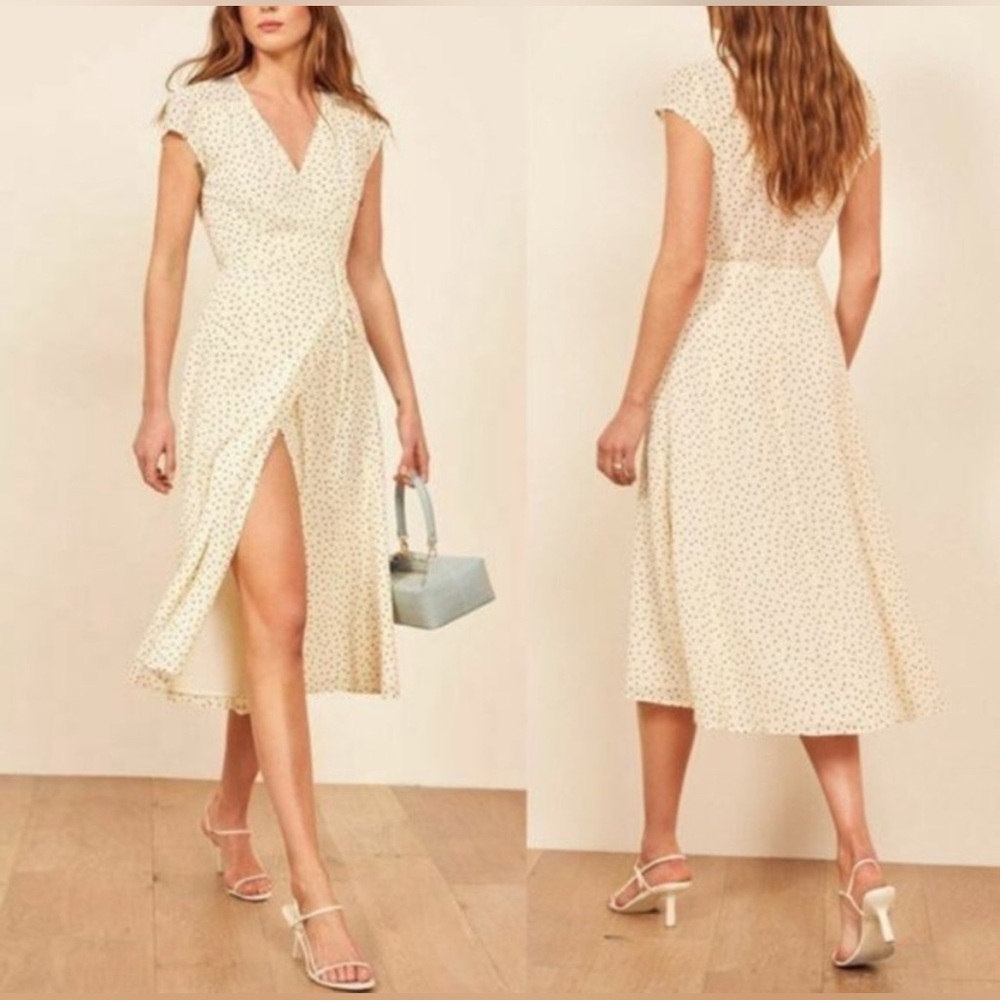 Reformation Carina Wrap Dress Size Large